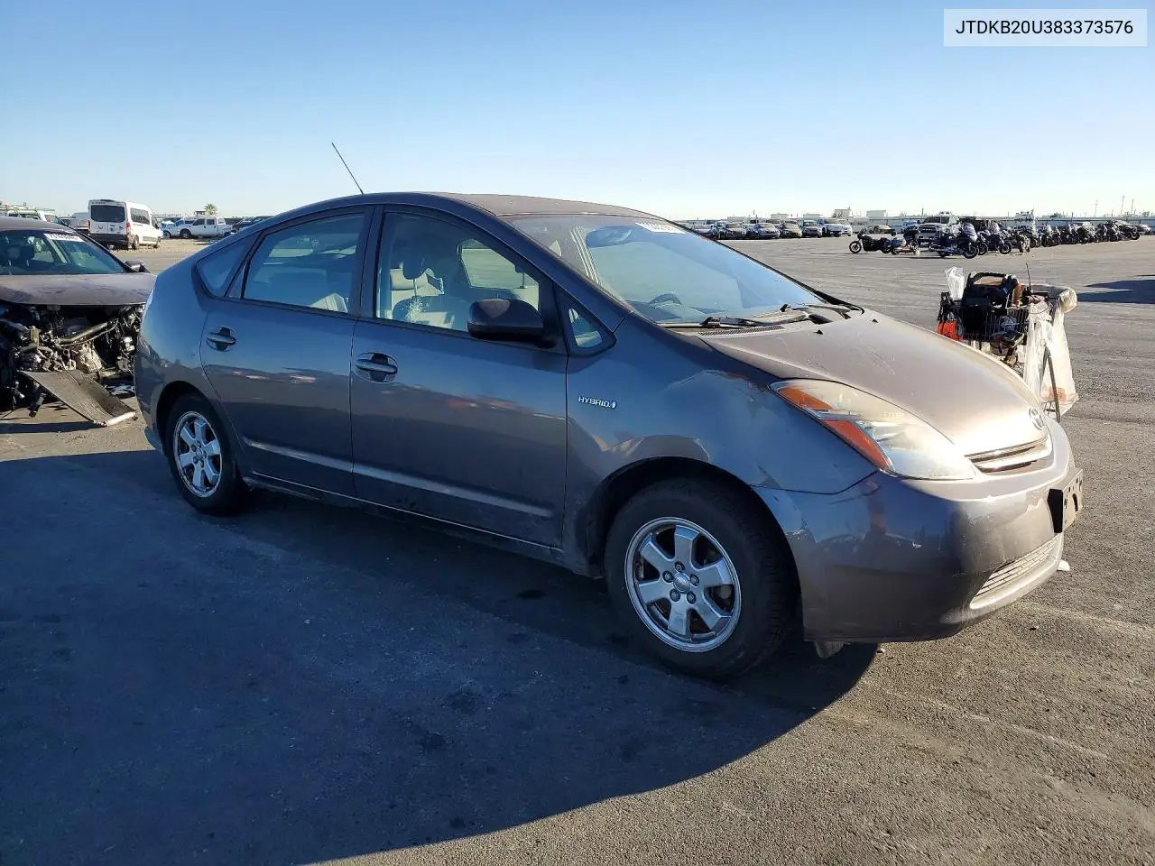 2008 TOYOTA PRIUS VIN JTDKB20U383373576 — фото 4