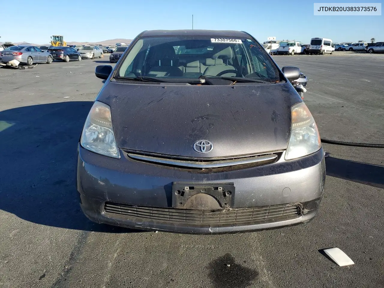 2008 TOYOTA PRIUS VIN JTDKB20U383373576 — фото 5