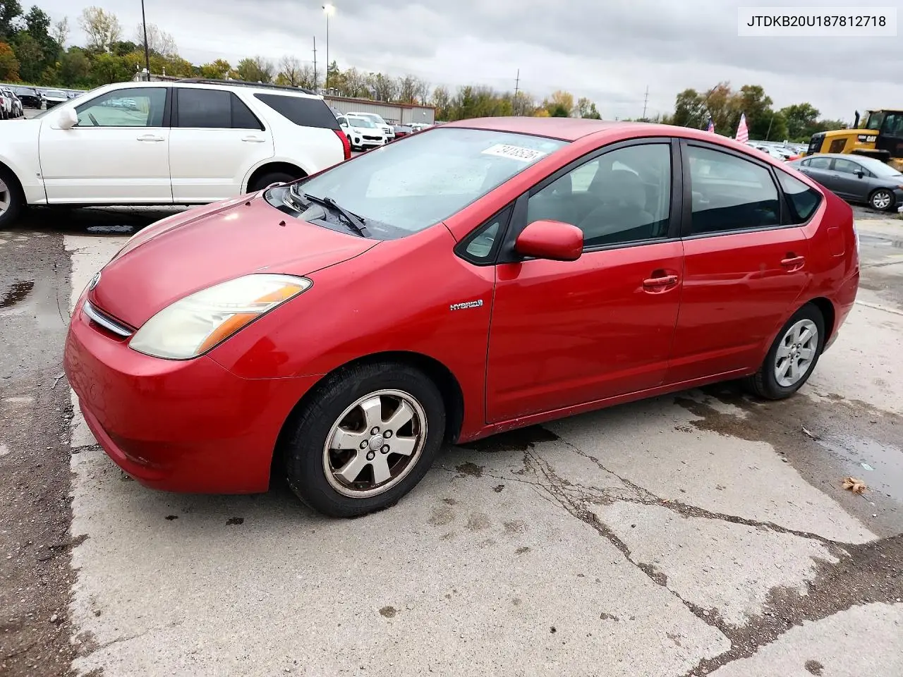 TOYOTA PRIUS 2008, VIN JTDKB20U187812718