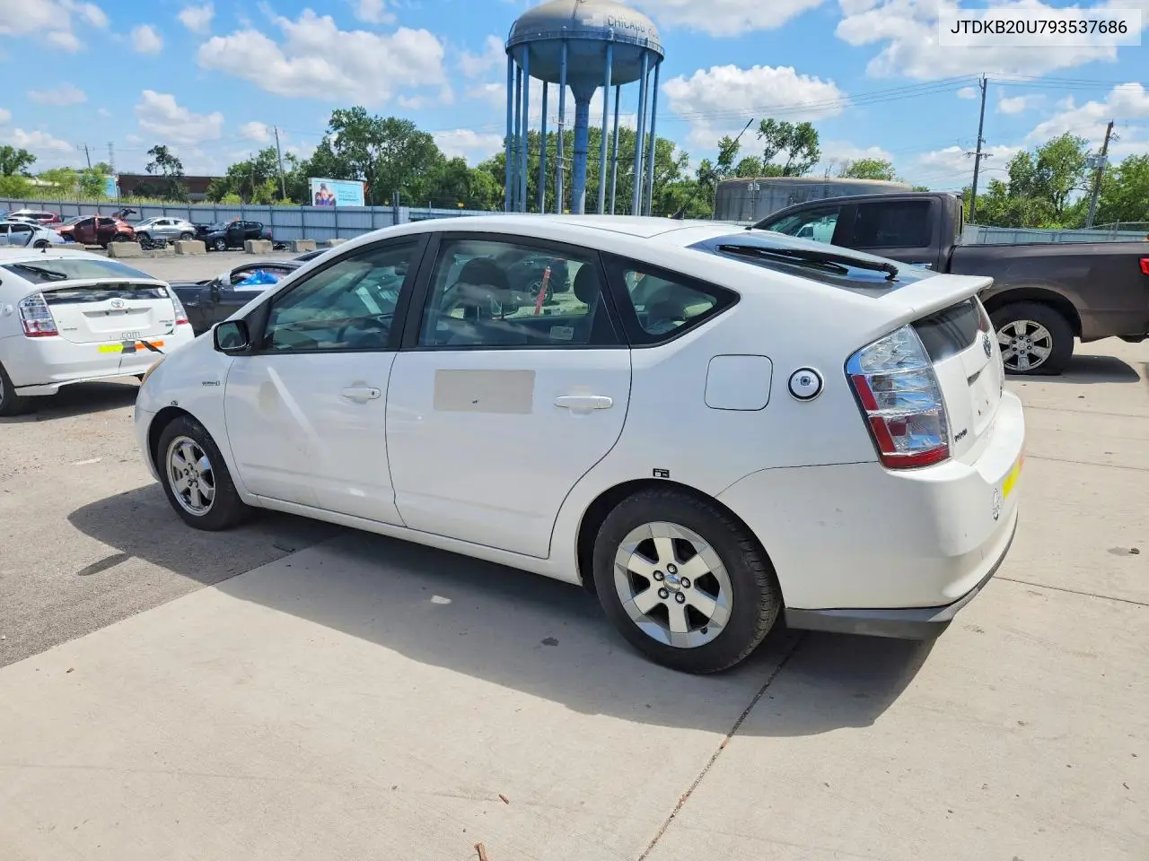 2009 TOYOTA PRIUS VIN JTDKB20U793537686 — фото 2