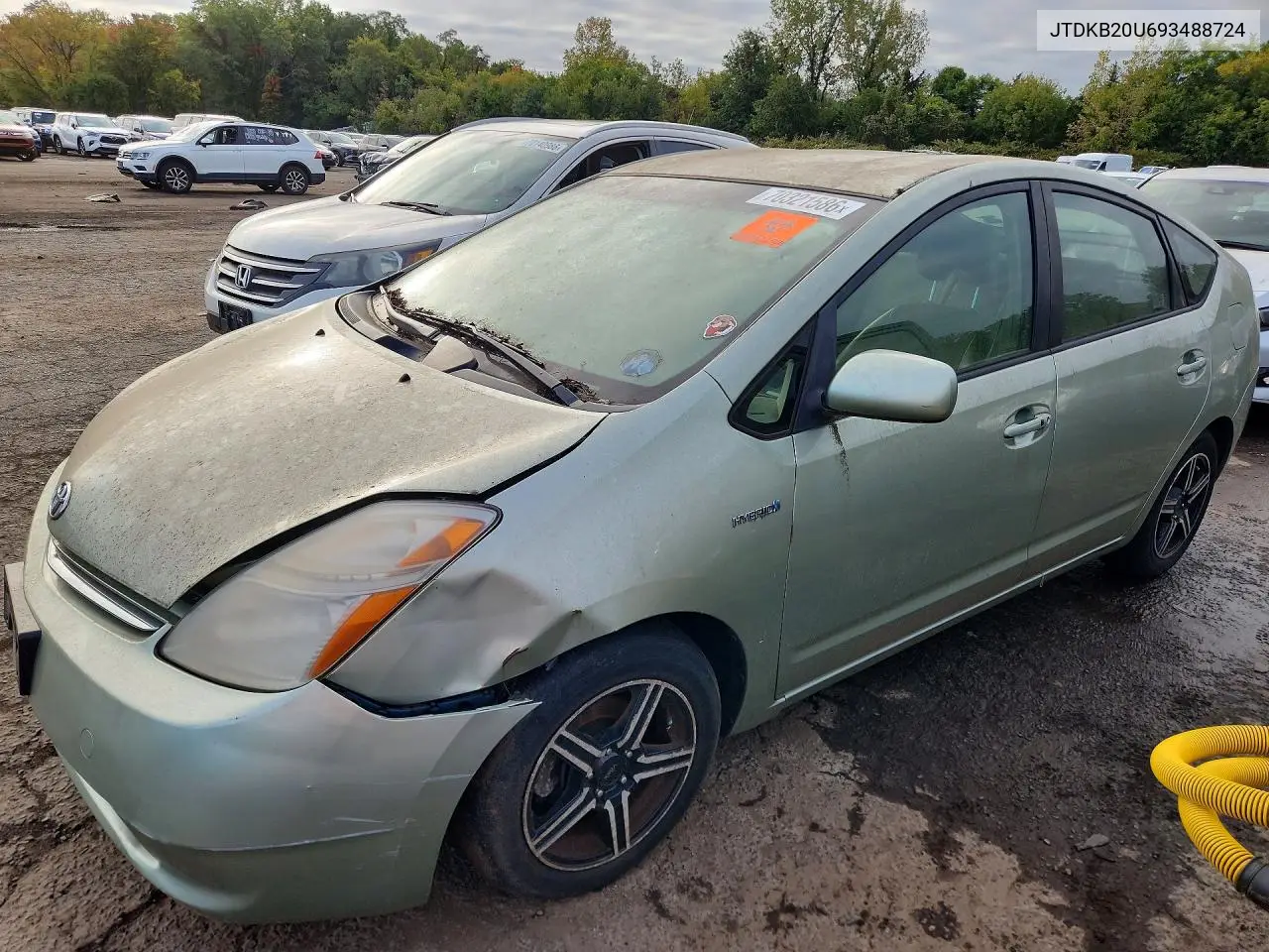 TOYOTA PRIUS 2009, VIN JTDKB20U693488724