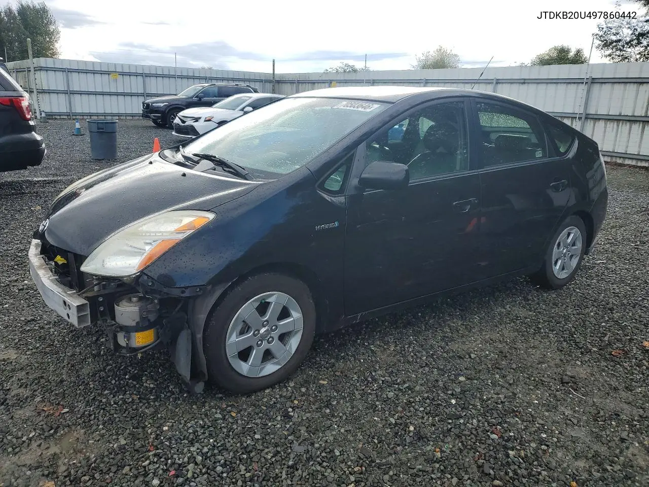 TOYOTA PRIUS 2009, VIN JTDKB20U497860442