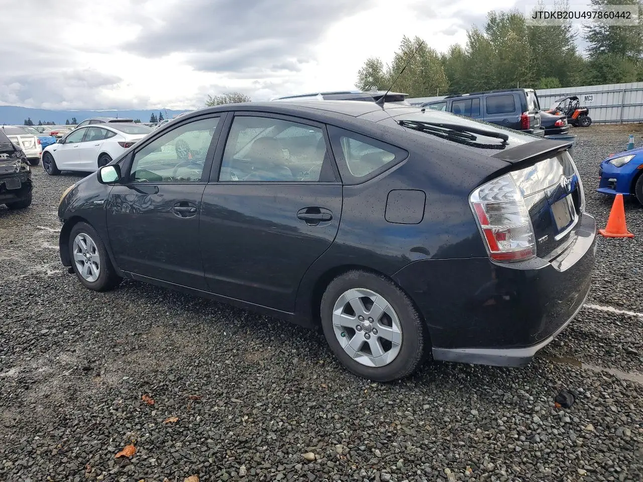 2009 TOYOTA PRIUS VIN JTDKB20U497860442 — фото 2