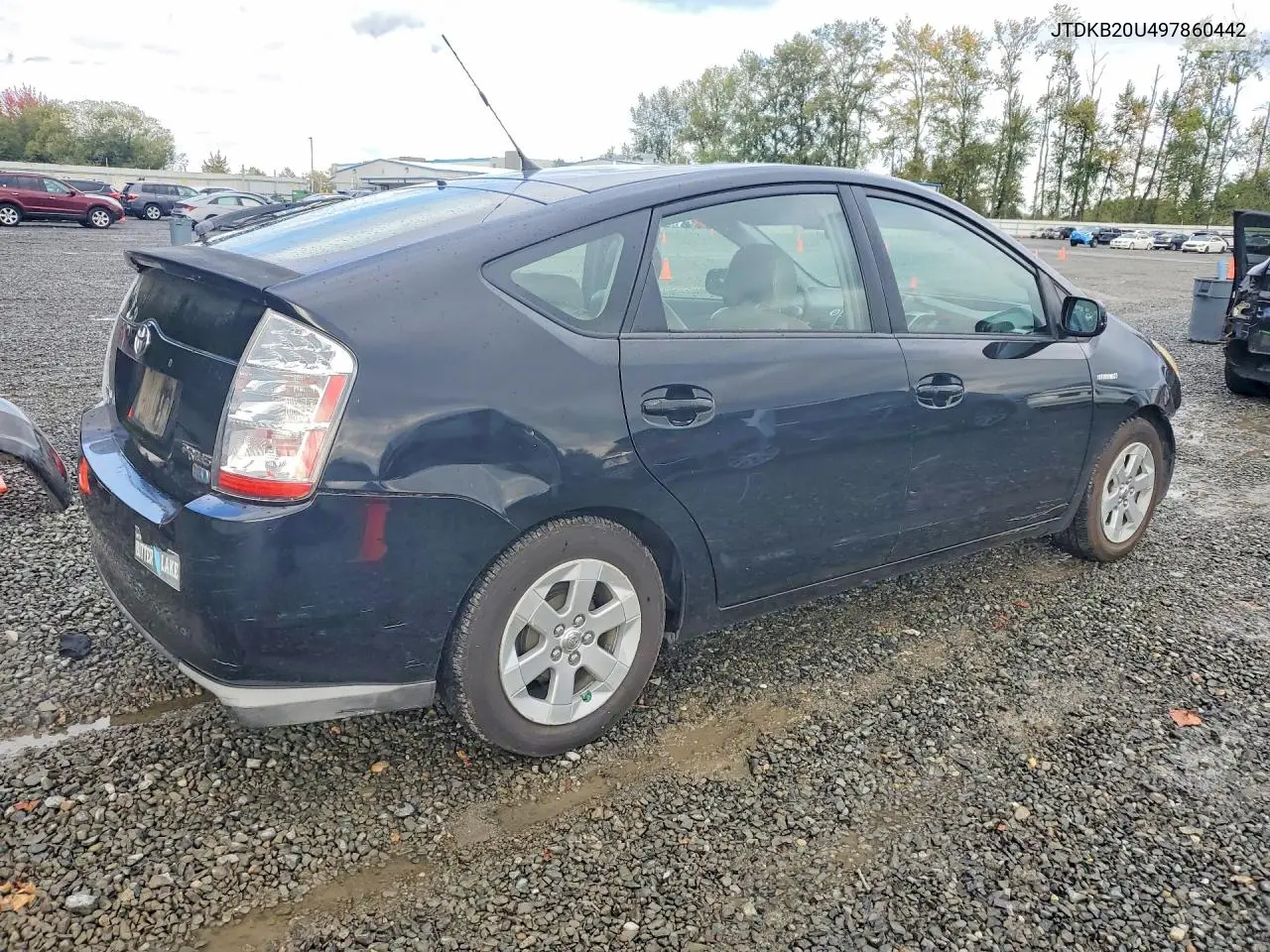 2009 TOYOTA PRIUS VIN JTDKB20U497860442 — фото 3