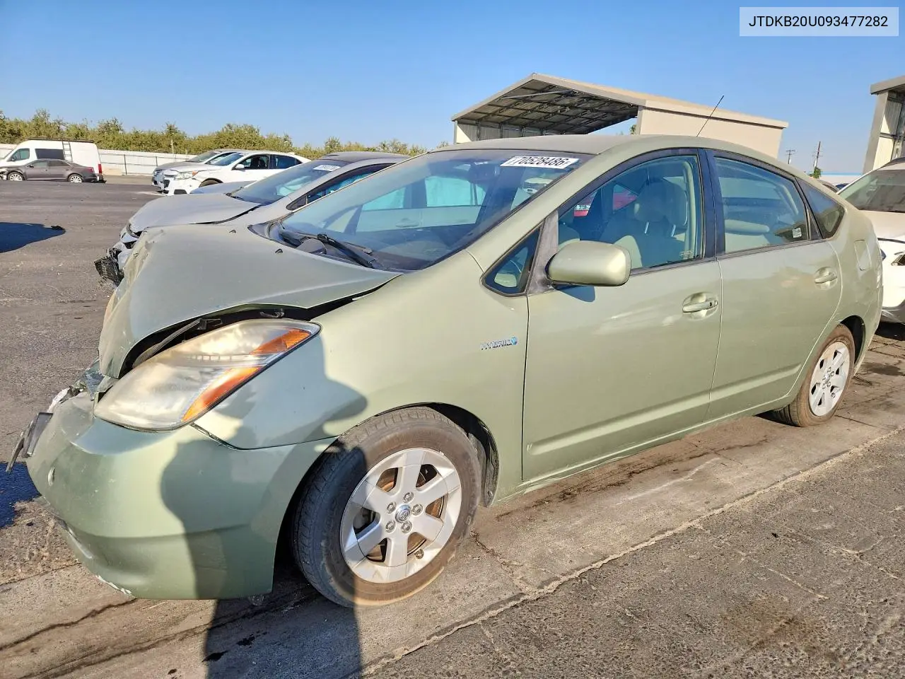 TOYOTA PRIUS 2009, VIN JTDKB20U093477282