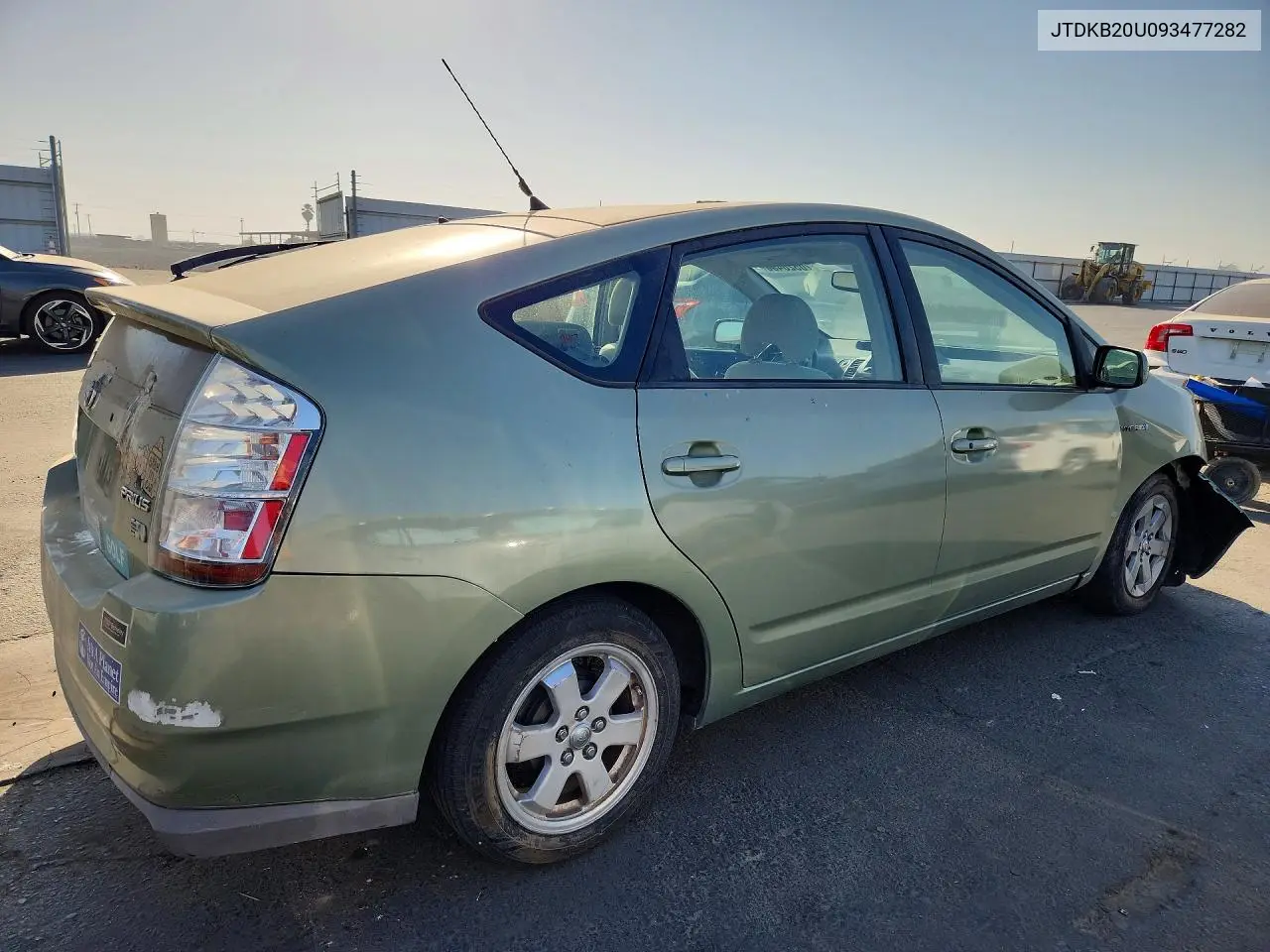 2009 TOYOTA PRIUS VIN JTDKB20U093477282 — фото 3
