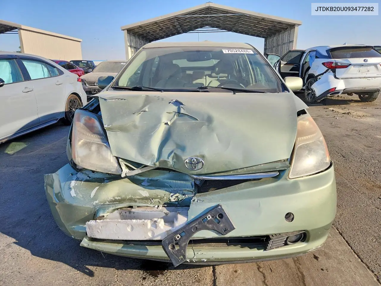 2009 TOYOTA PRIUS VIN JTDKB20U093477282 — фото 5