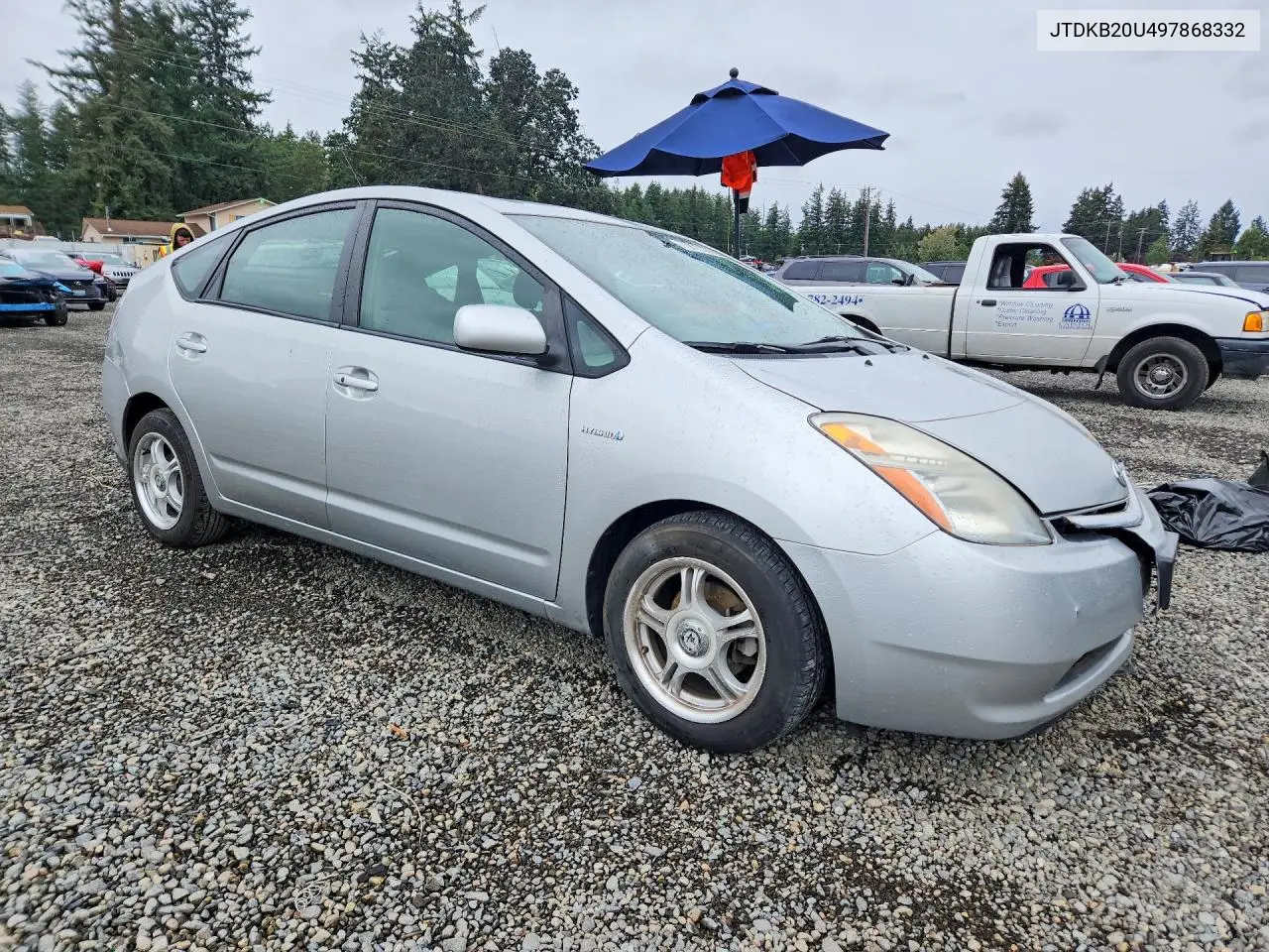 2009 TOYOTA PRIUS VIN JTDKB20U497868332 — фото 4