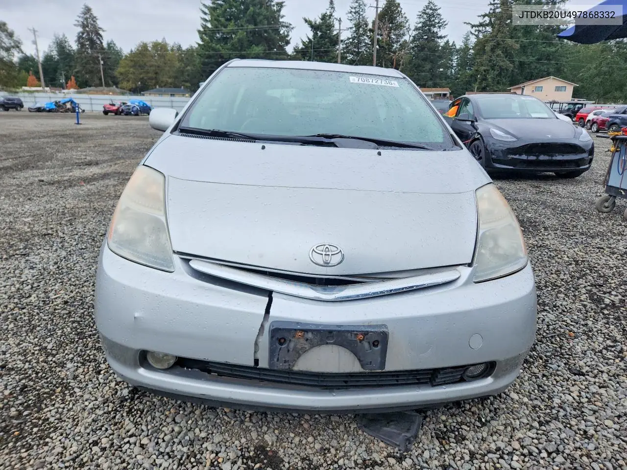 2009 TOYOTA PRIUS VIN JTDKB20U497868332 — фото 5