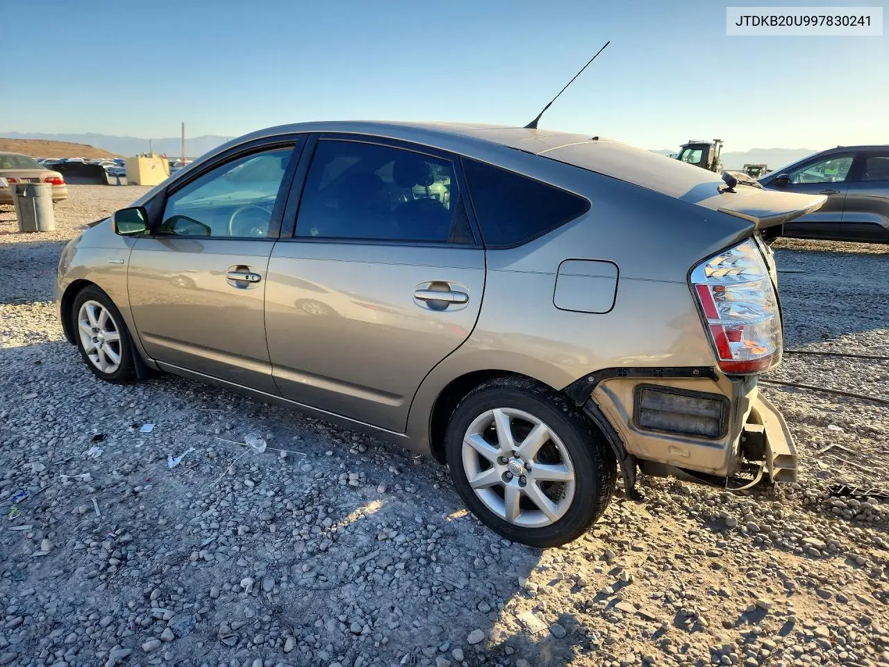 2009 TOYOTA PRIUS VIN JTDKB20U997830241 — фото 2