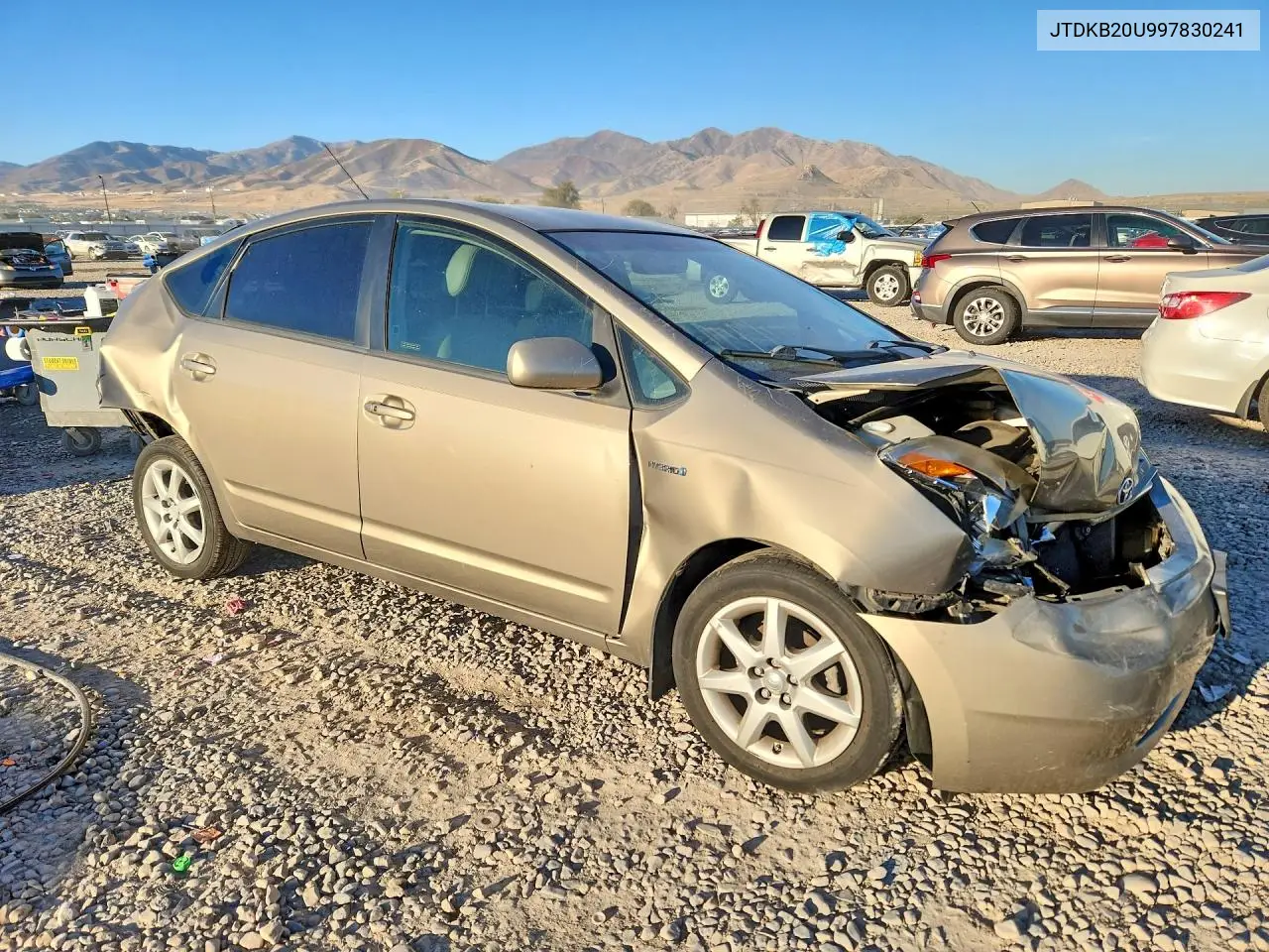 2009 TOYOTA PRIUS VIN JTDKB20U997830241 — фото 4