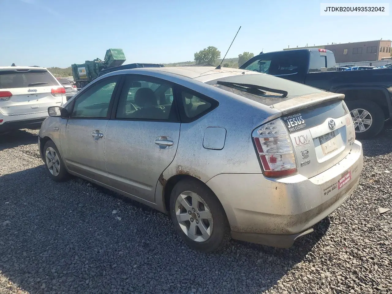 2009 TOYOTA PRIUS VIN JTDKB20U493532042 — фото 2