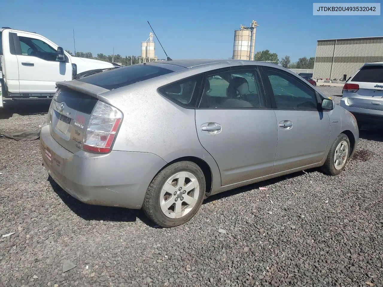 2009 TOYOTA PRIUS VIN JTDKB20U493532042 — фото 3