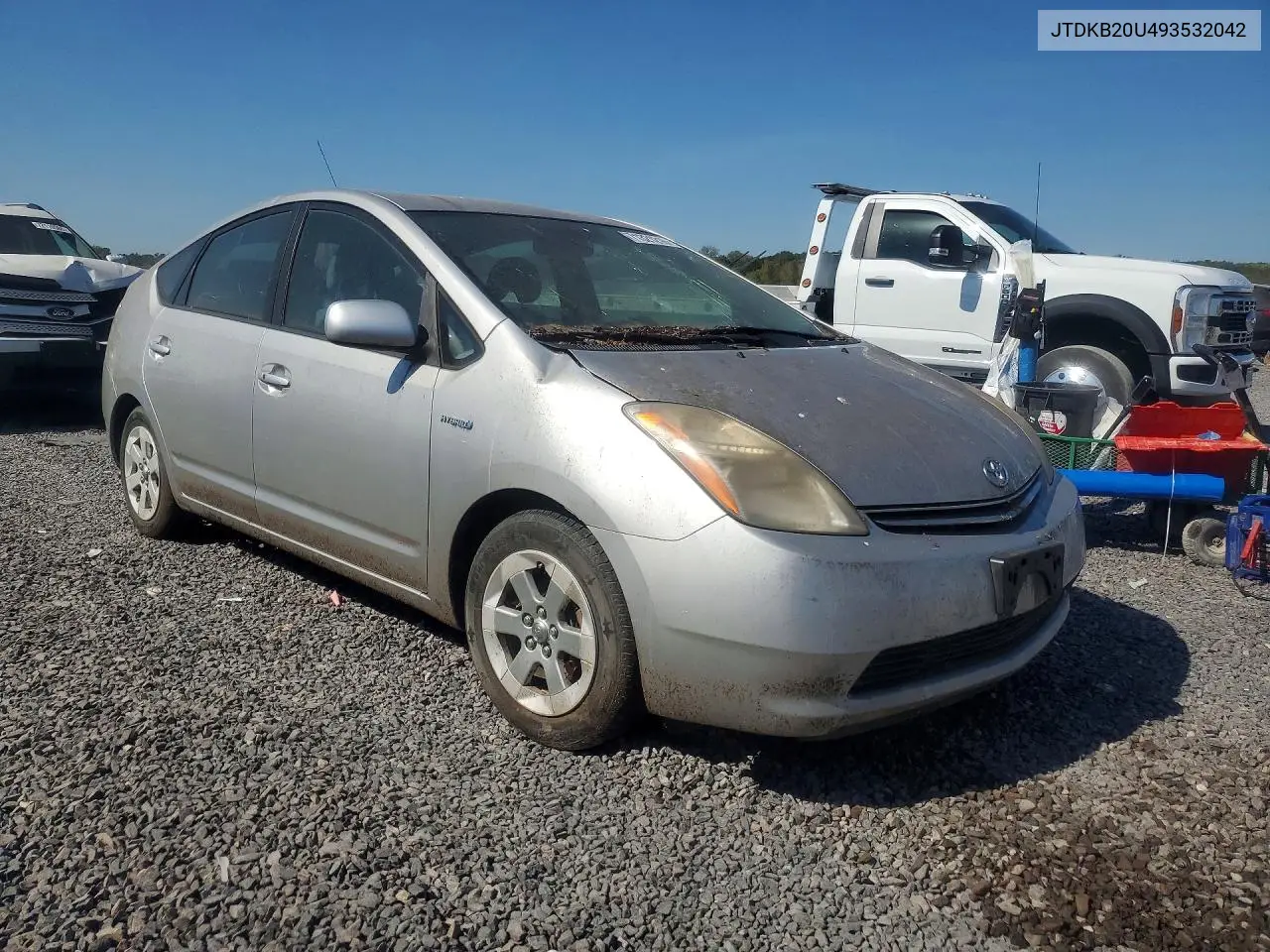 2009 TOYOTA PRIUS VIN JTDKB20U493532042 — фото 4