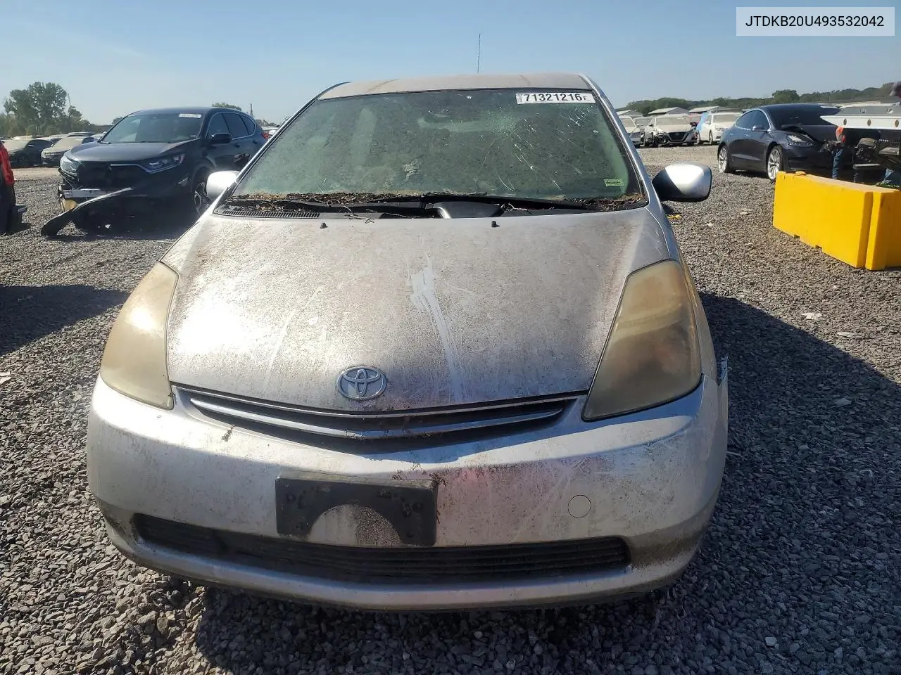 2009 TOYOTA PRIUS VIN JTDKB20U493532042 — фото 5