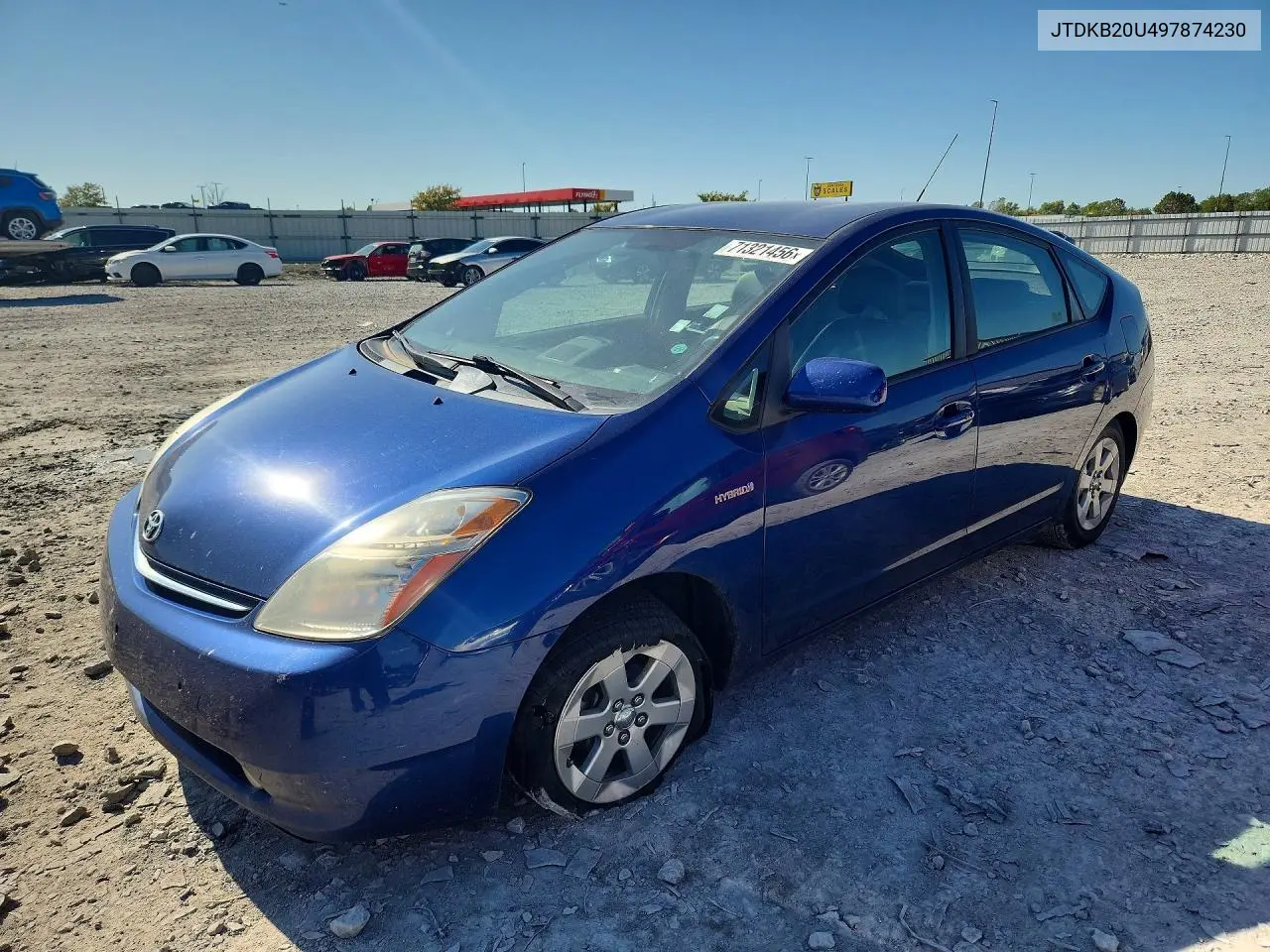 TOYOTA PRIUS 2009, VIN JTDKB20U497874230