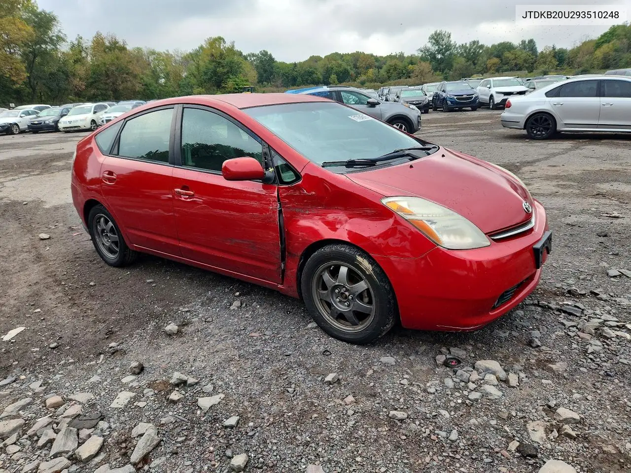 2009 TOYOTA PRIUS VIN JTDKB20U293510248 — фото 4