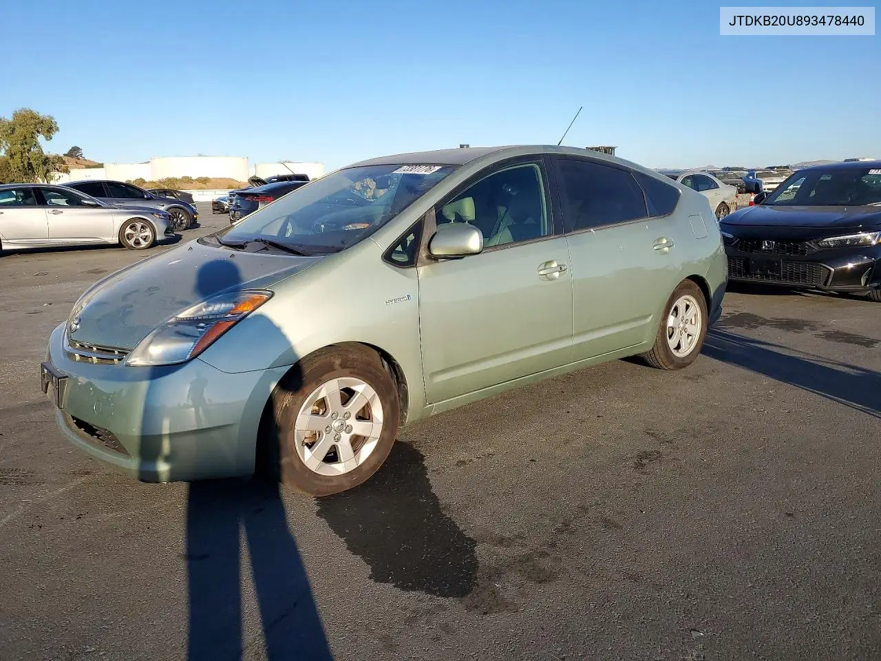 TOYOTA PRIUS 2009, VIN JTDKB20U893478440
