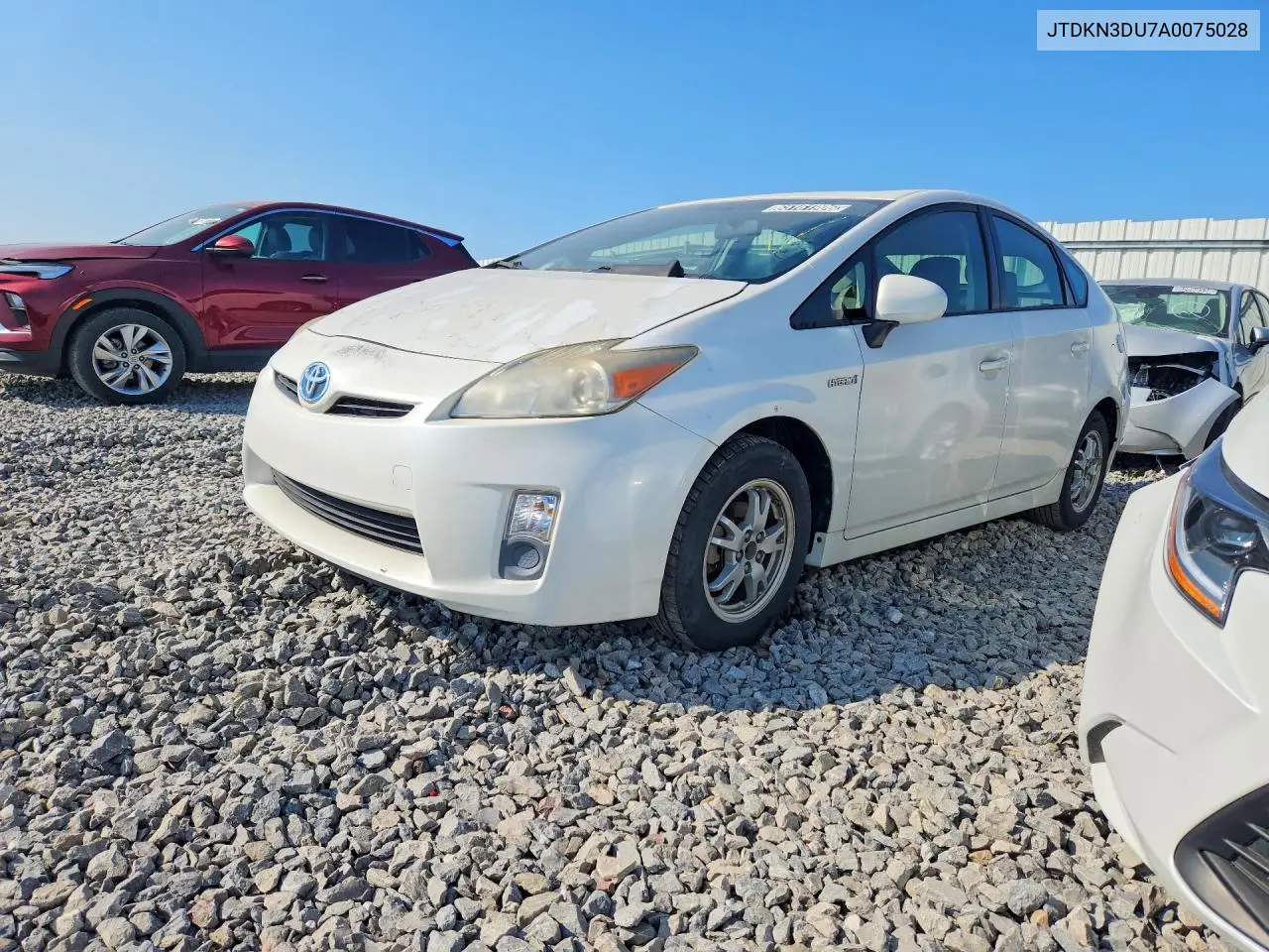 TOYOTA PRIUS 2010, VIN JTDKN3DU7A0075028