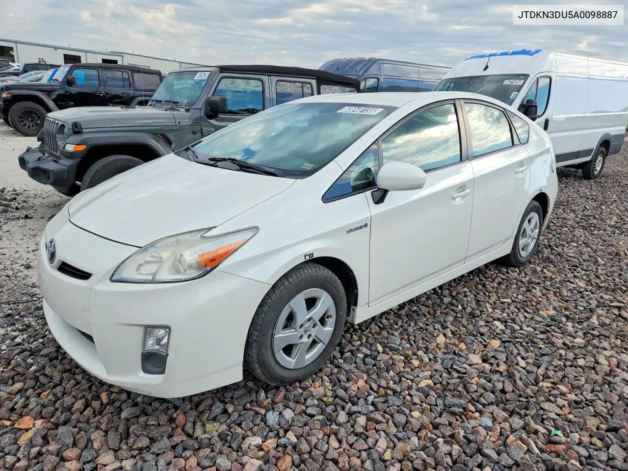 TOYOTA PRIUS 2010, VIN JTDKN3DU5A0098887