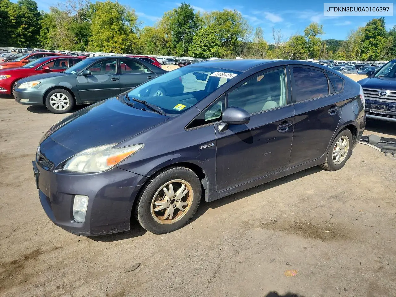 TOYOTA PRIUS 2010, VIN JTDKN3DU0A0166397