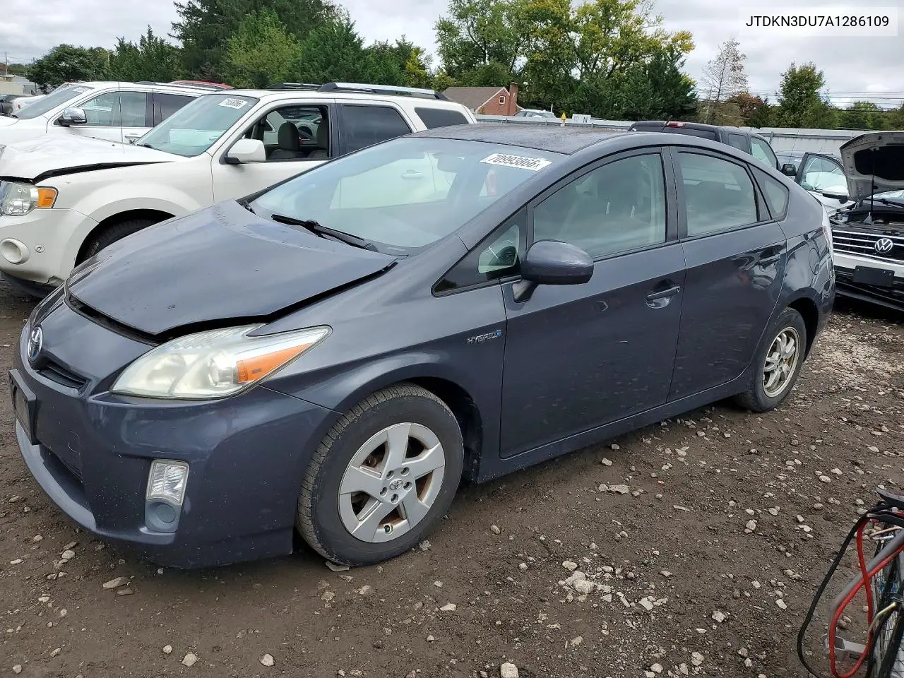 TOYOTA PRIUS 2010, VIN JTDKN3DU7A1286109