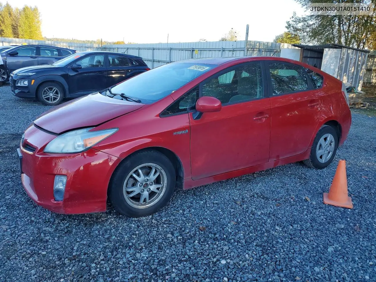 TOYOTA PRIUS 2010, VIN JTDKN3DU1A0151410