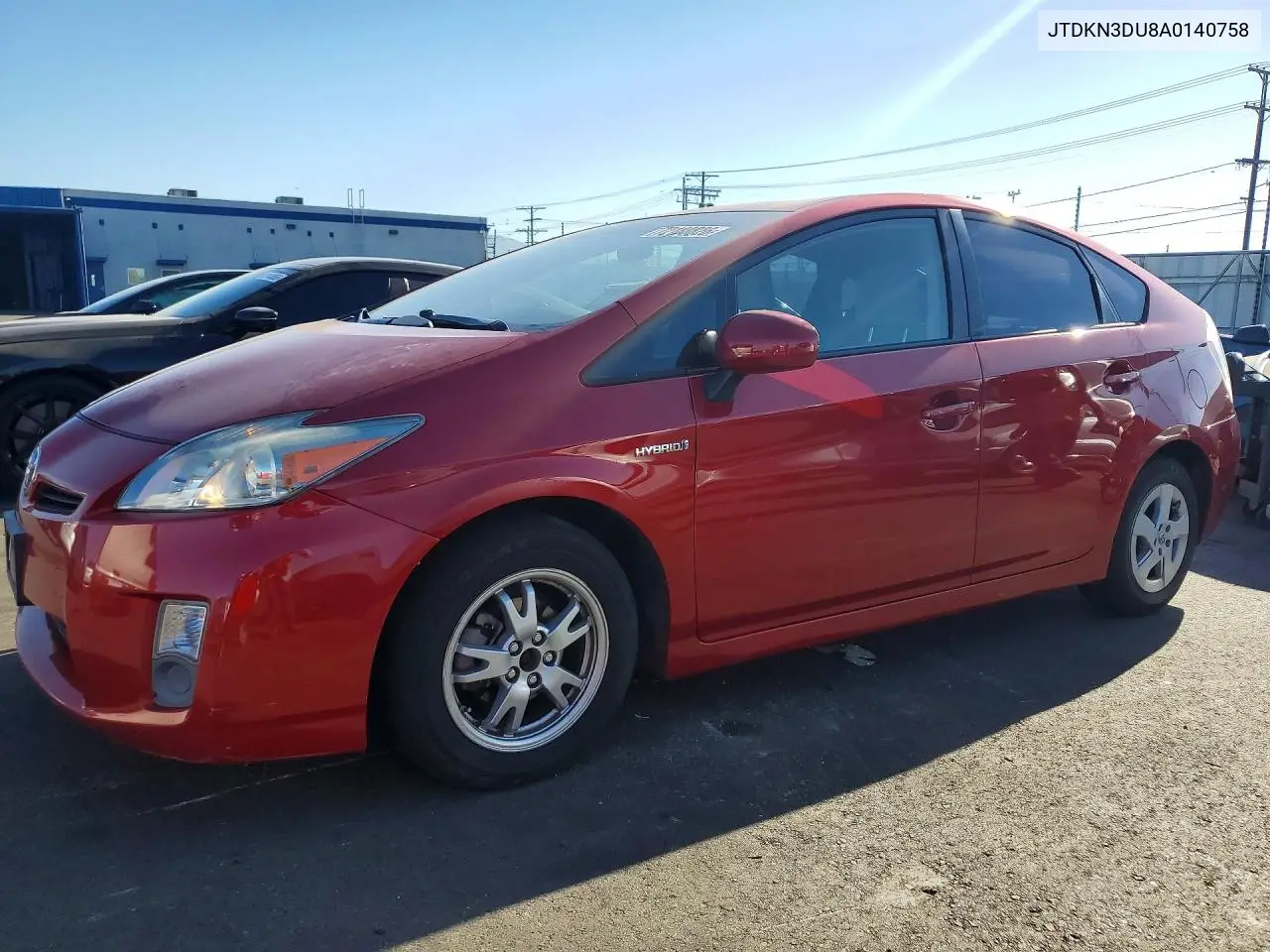 TOYOTA PRIUS 2010, VIN JTDKN3DU8A0140758