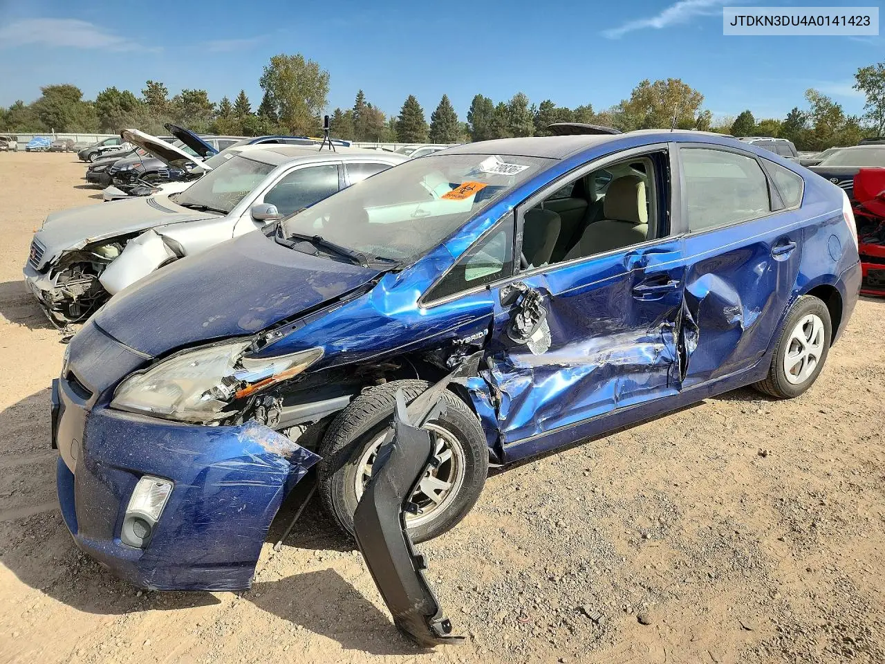 TOYOTA PRIUS 2010, VIN JTDKN3DU4A0141423