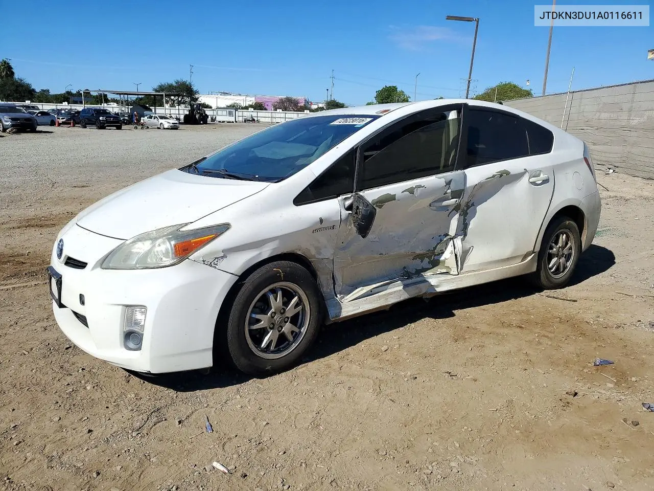 TOYOTA PRIUS 2010, VIN JTDKN3DU1A0116611