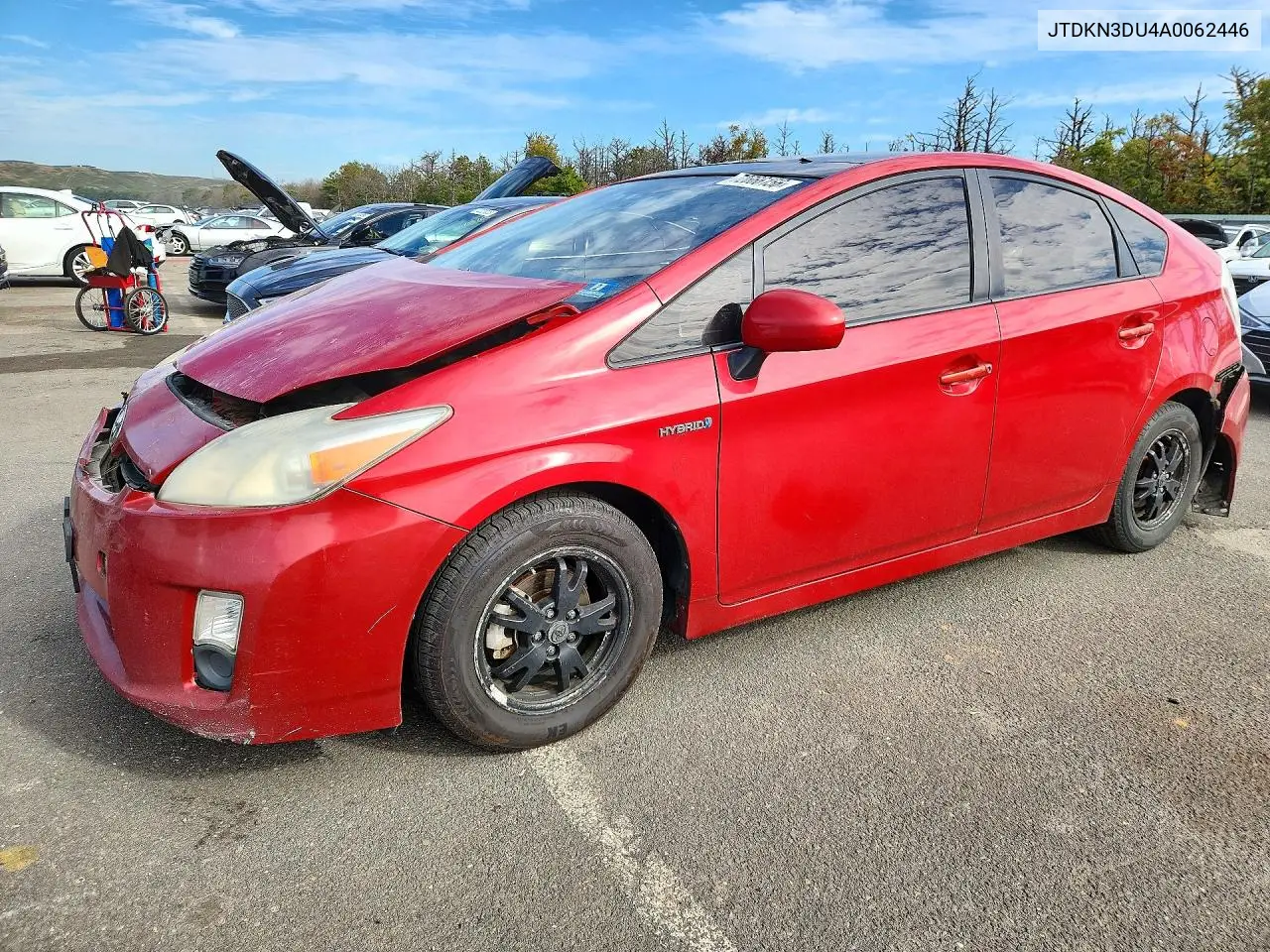 TOYOTA PRIUS 2010, VIN JTDKN3DU4A0062446