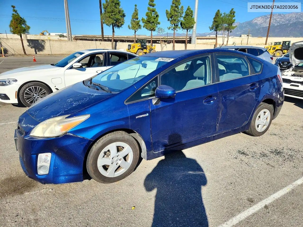 TOYOTA PRIUS 2010, VIN JTDKN3DU7A0203056