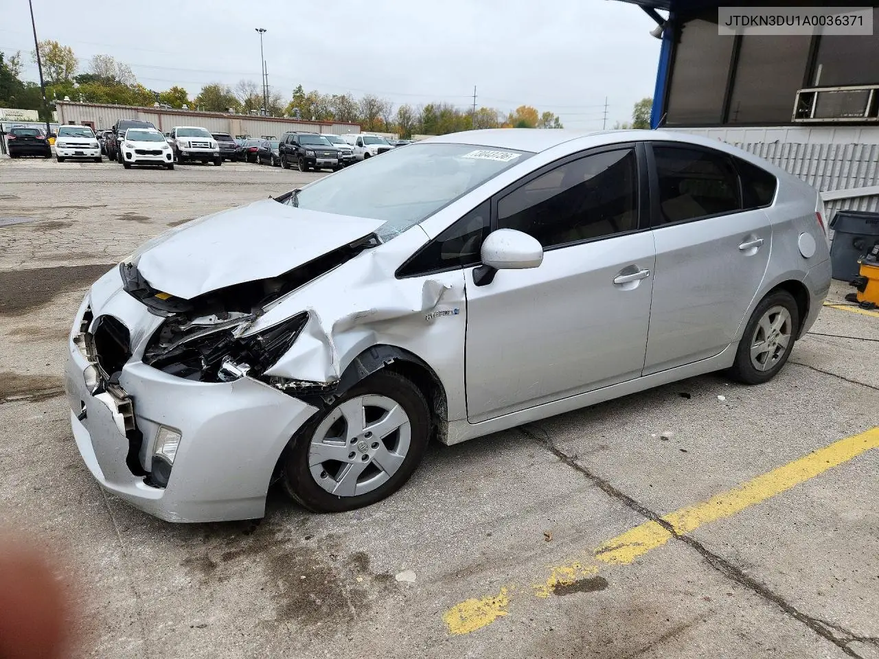 TOYOTA PRIUS 2010, VIN JTDKN3DU1A0036371