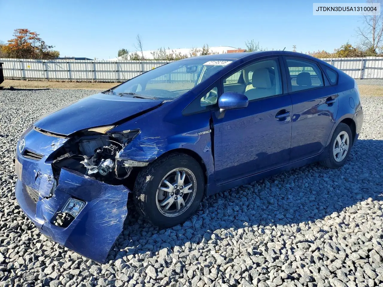 TOYOTA PRIUS 2010, VIN JTDKN3DU5A1310004