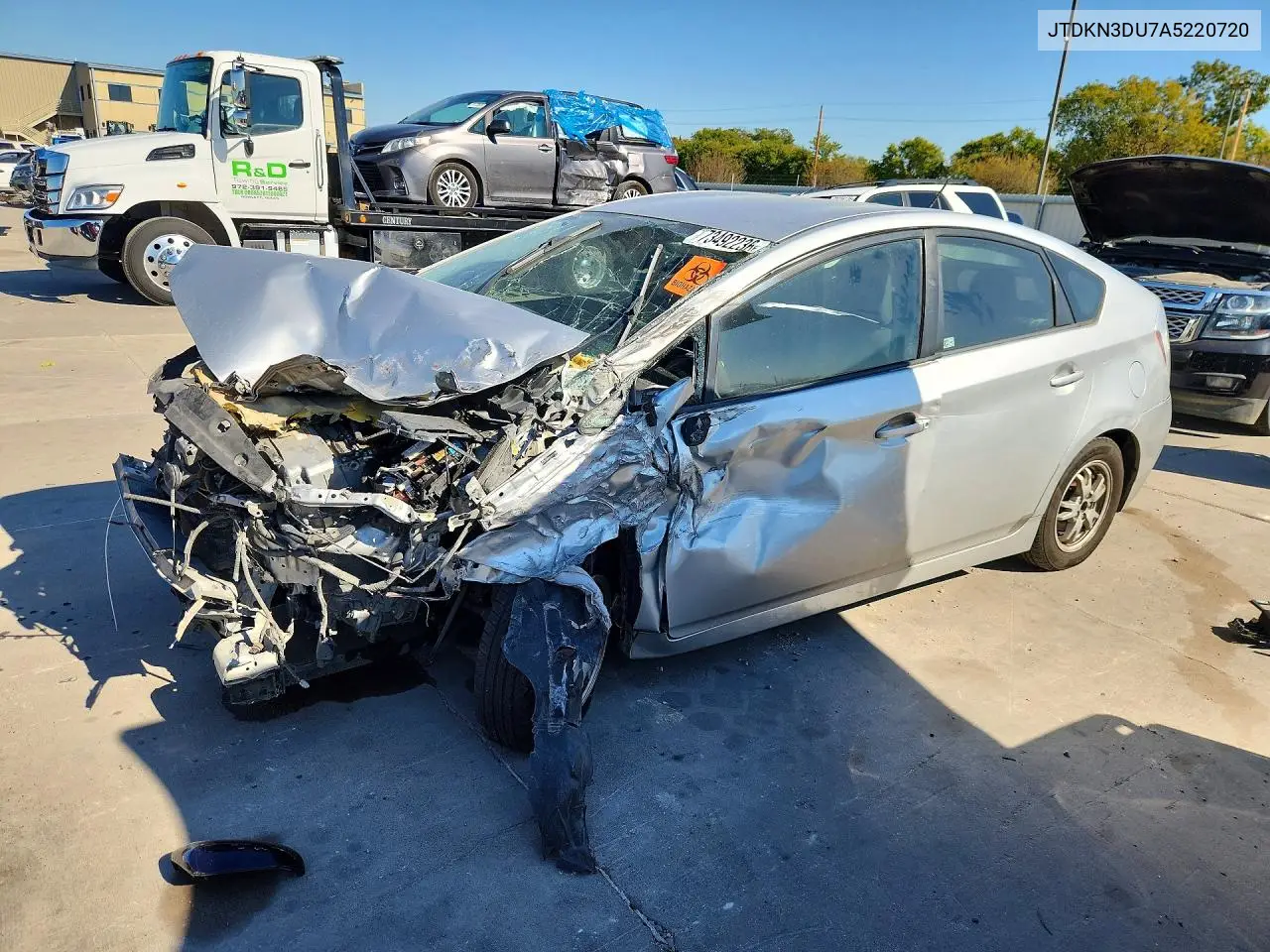 TOYOTA PRIUS 2010, VIN JTDKN3DU7A5220720