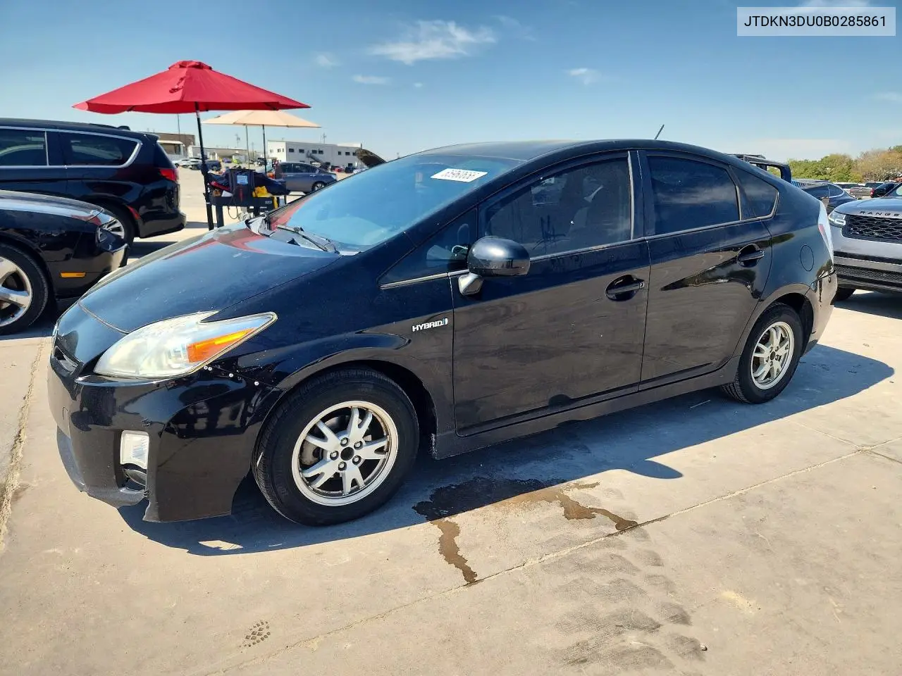 TOYOTA PRIUS 2011, VIN JTDKN3DU0B0285861