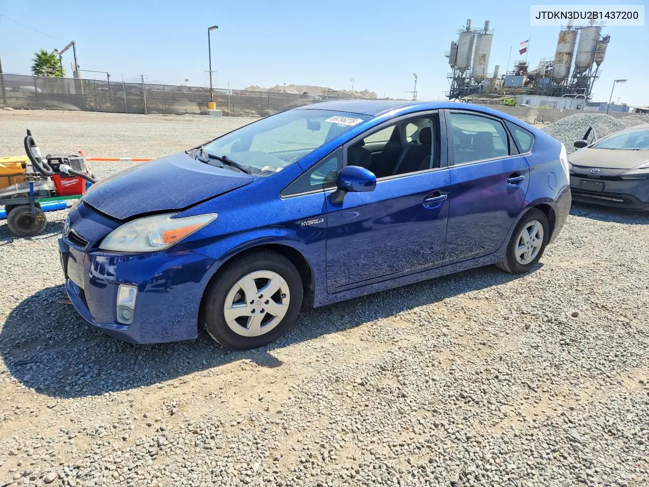 TOYOTA PRIUS 2011, VIN JTDKN3DU2B1437200