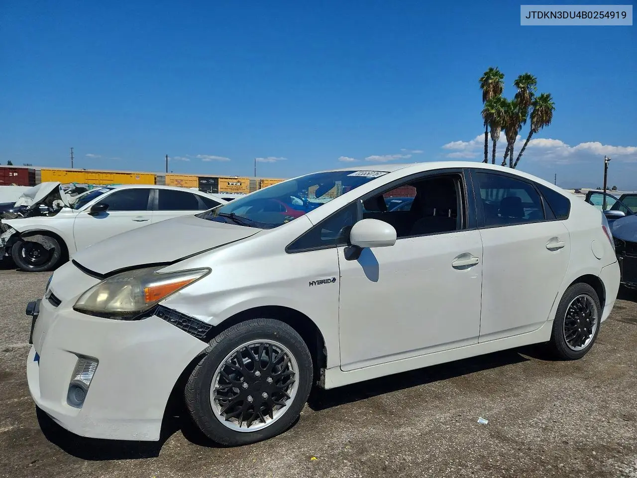 TOYOTA PRIUS 2011, VIN JTDKN3DU4B0254919