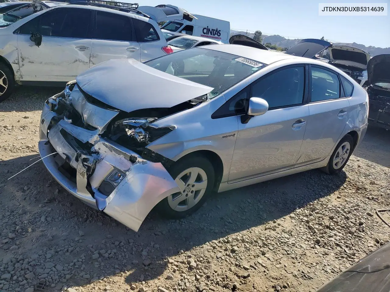 TOYOTA PRIUS 2011, VIN JTDKN3DUXB5314639