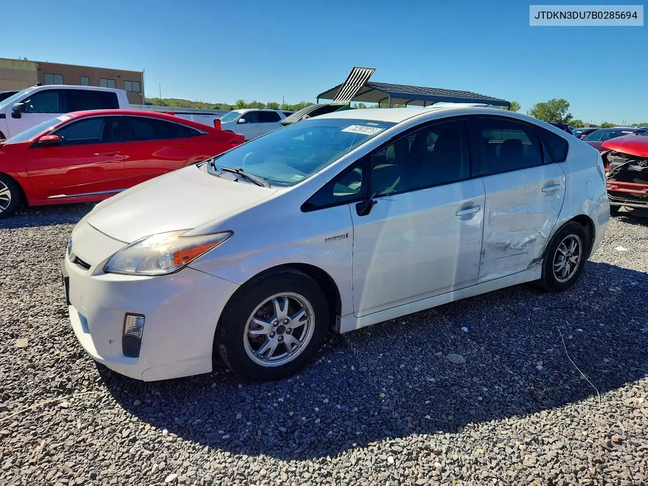 TOYOTA PRIUS 2011, VIN JTDKN3DU7B0285694