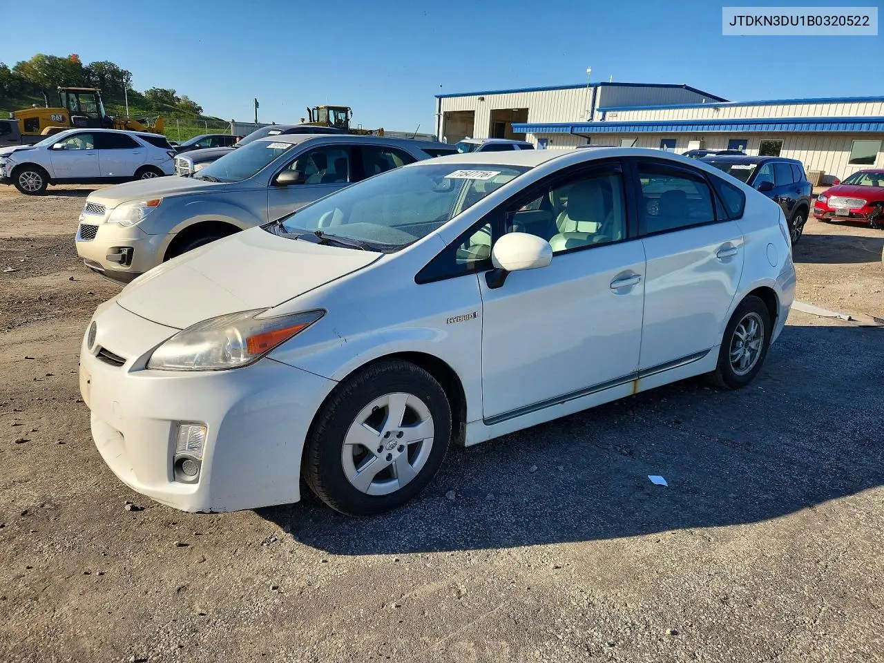 TOYOTA PRIUS 2011, VIN JTDKN3DU1B0320522