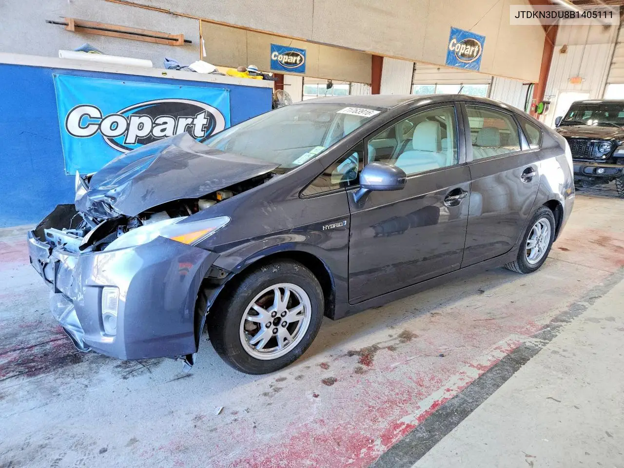 TOYOTA PRIUS 2011, VIN JTDKN3DU8B1405111