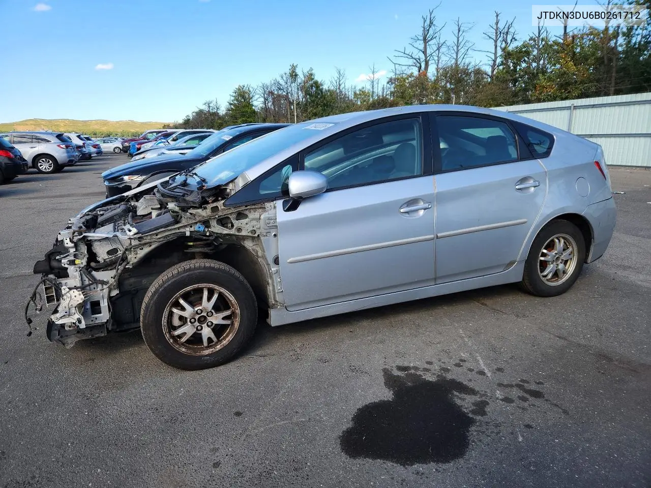 TOYOTA PRIUS 2011, VIN JTDKN3DU6B0261712