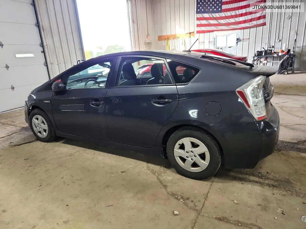 2011 TOYOTA PRIUS VIN JTDKN3DU6B1369841 — фото 2