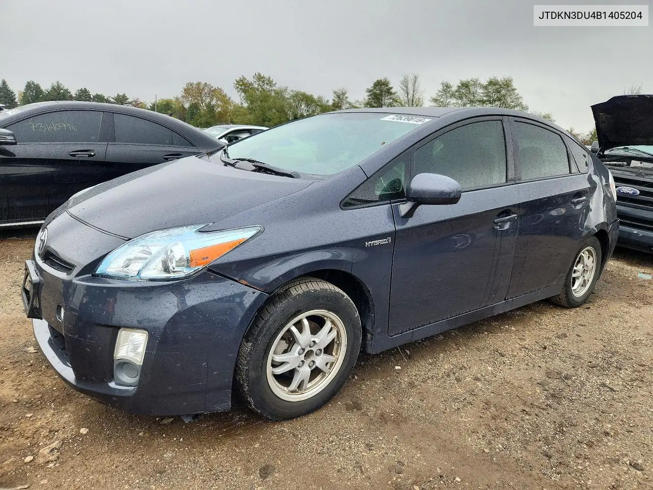 TOYOTA PRIUS 2011, VIN JTDKN3DU4B1405204