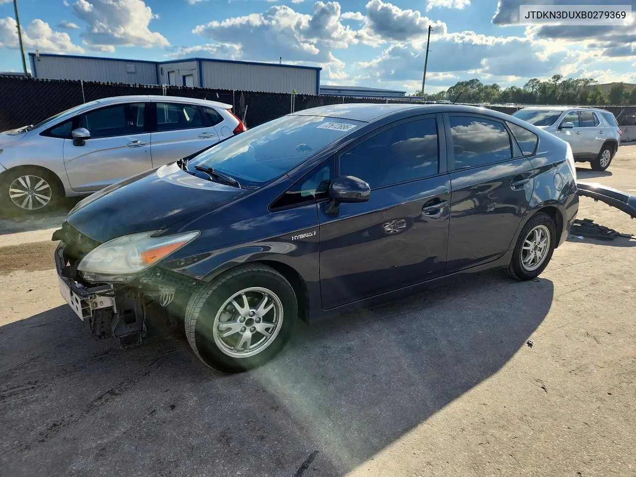TOYOTA PRIUS 2011, VIN JTDKN3DUXB0279369