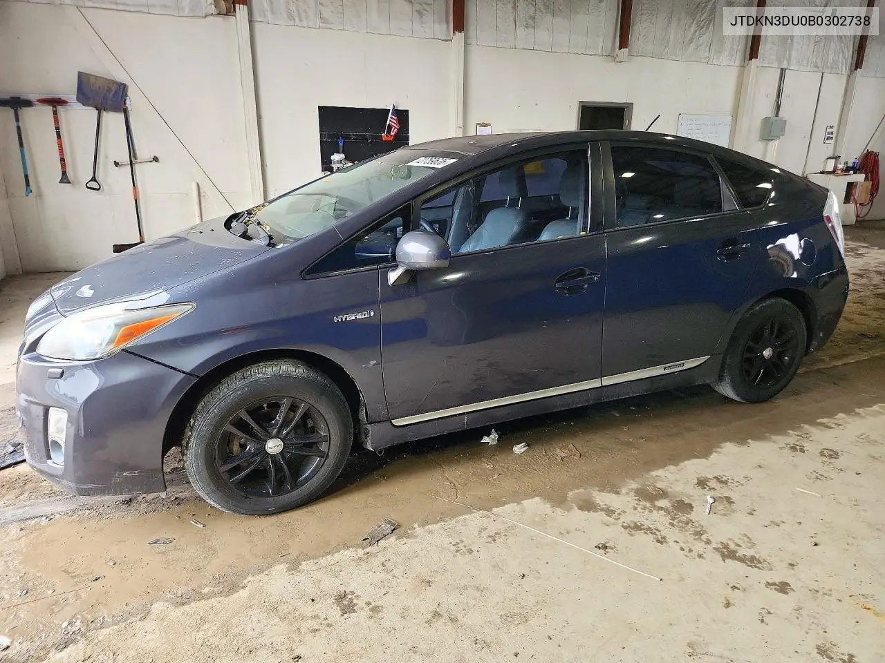 TOYOTA PRIUS 2011, VIN JTDKN3DU0B0302738