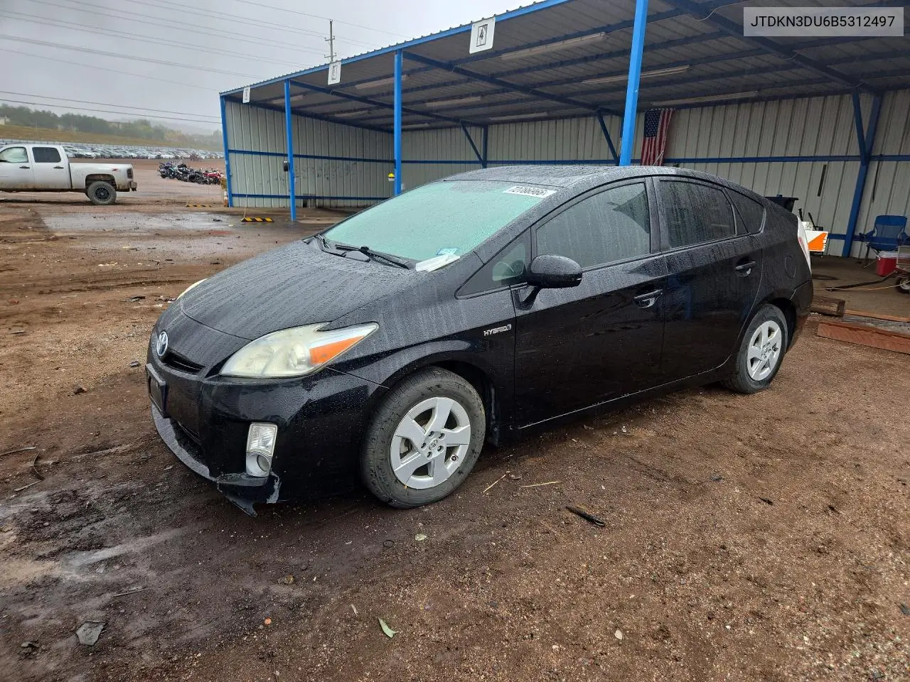 TOYOTA PRIUS 2011, VIN JTDKN3DU6B5312497