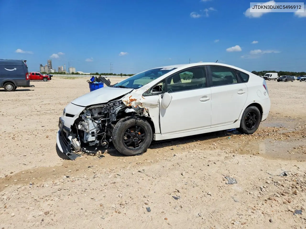 TOYOTA PRIUS 2012, VIN JTDKN3DUXC5496912