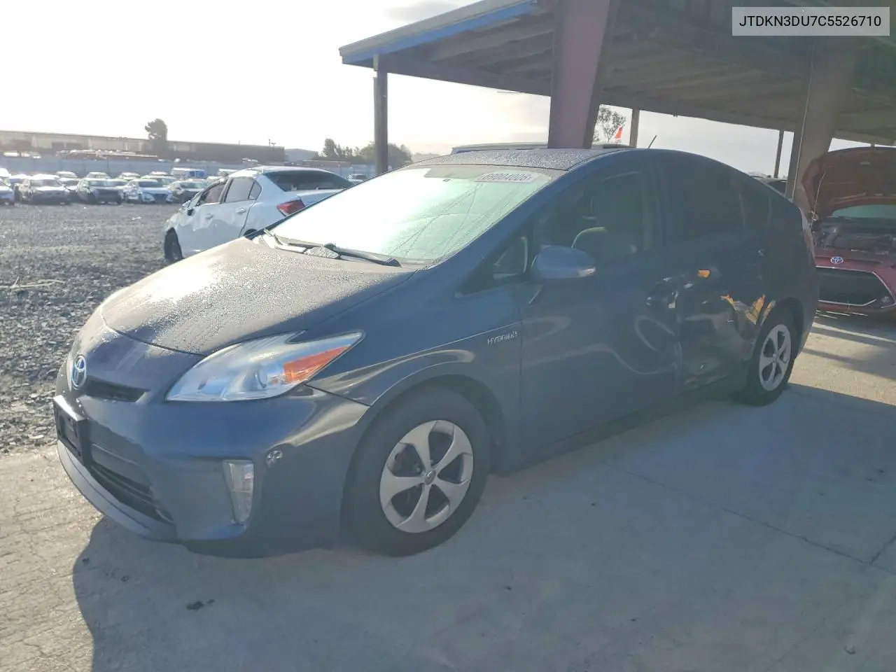 TOYOTA PRIUS 2012, VIN JTDKN3DU7C5526710